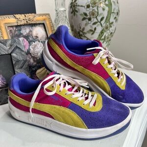 Puma GV Special Suede Purple Pink Yellow Men’s sneakers